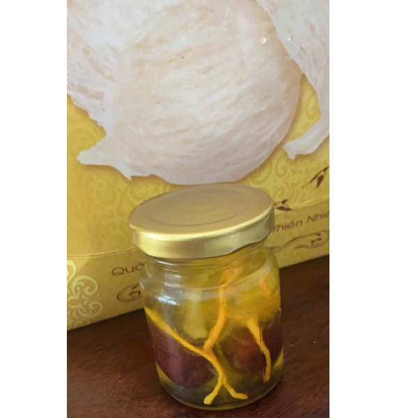 Set Yến Bình Định - chưng mix vị Táo đỏ + Đông trùng - Hỗ trợ giấc ngủ ngon